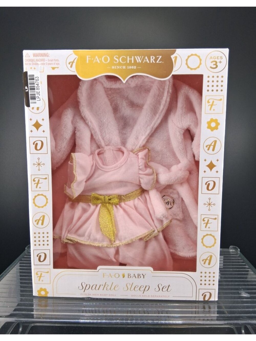 FAO Schwarz Baby Sparkle Sleep Set For 14-Inch Doll